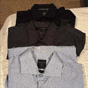 Men’s dress shirts lot: Banana Republic, Polo, Boss